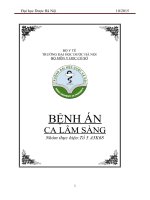 Bệnh án ca lâm sàng