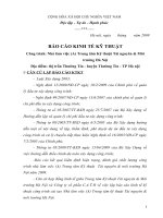 BÁO CÁO KINH TẾ KỸ THUẬTCông trình: Nhà làm việc (A) Trung tâm Kỹ thuật Tài nguyên & Môi trường Hà Nội