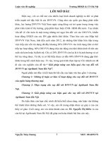 Giải pháp nâng cao hiệu quả cho vay đối với DNVVN tại agribank nam hà nội 