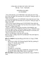 Pháp luật hợp đồng trong hoạt động kinh doanh thương mại  Hợp đồng mẫu Đại diện thương nhân  HĐ ĐDCTN 3  1