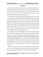 Thiết kế dây chuyền công nghệ xử lý nước thải nhuộm bằng phương pháp hoá lý, công suất 120 m3ngày đêm 