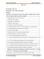 Một số giải pháp nhằm nâng cao hiệu quả sử dụng vốn lưu động tại công ty trách nhiệm hữu hạn sản xuất và thương mại minh thịnh 