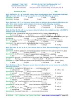Đề Luyện Thi Quốc Gia THPT 2017