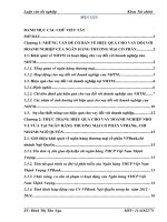 Giải pháp nâng cao hiệu quả cho vay doanh nghiệp nhỏ và vừa tại ngân hàng TMCP việt nam thịnh vượng VPBank chi nhánh ngô quyền 