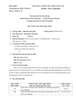 Đề cương chi tiết học phần Marketing nhà hàng (Trường đại học sư phạm kĩ thuật TP.HCM) 