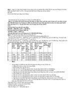 100 bài tập kế toán thuế có lời giải và đáp án