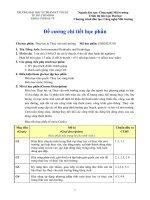 Đề cương chi tiết môn học Thuỷ lực thuỷ văn môi trường (Trường đại học sư phạm kĩ thuật TP.HCM)