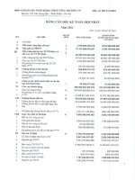 Báo cáo tài chính ngân hàng thương mại cổ phần công thương việt nam 2011 q4 hopnhat 