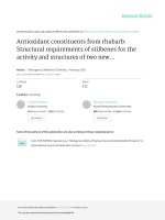 Bioorganic  medicinal chemistry 9 (2001) 41±50