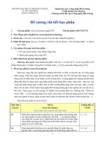 Đề cương chi tiết môn học Anh văn ngành môi trường (Trường đại học sư phạm kĩ thuật TP.HCM)