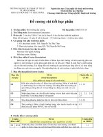 Đề cương chi tiết môn học Môi trường đại cương (Trường đại học sư phạm kĩ thuật TP.HCM)