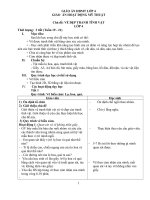 GIÁO  án HOẠT ĐỘNG mỹ THUẬT lớp4