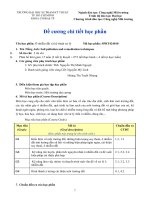 Đề cương chi tiết môn học Ô nhiễm đất và kĩ thuật xử lý (Trường đại học sư phạm kĩ thuật TP.HCM)