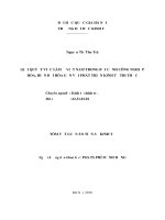 Giải quyết việc làm ở việt nam trong bối cảnh công nghiệp hóa, hiện đại hóa gắn với phát triển kinh tế tri thức 