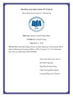 Điều kiện bán hàng (terms of sale) structure of incoterms 2010, main differences incoterms 2000 vs 2010, group e, f, c, d  cách thức lựa chọn các điều kiện INCOTERMS