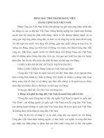 phấn đấu đứng vào hàng ngũ của đảng