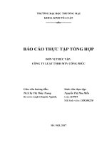 báo cáo thực tập tổng hợp