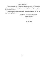 Biện pháp hoàn thiện công tác quản trị nhân lực tại Bệnh viện Phụ sản Hải Dương