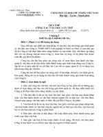 Xây dựng quy chế công tác văn thư lưu trữ năm 2017