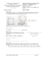 Đáp án thi học kì môn Tối ưu hoá trong hệ thống môi trường (Trường đại học sư phạm kĩ thuật TP.HCM)