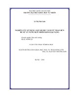 Nghiên cứu sử dụng axit humic tách từ than bùn để xử lý nước bị ô nhiễm kim loại nặng