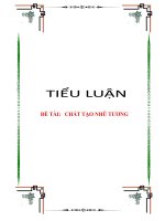 Chất tạo nhũ tương trong thực phẩm
