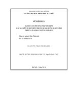 Nghiên cứu phương pháp xác định các nguyên tố đất hiếm trong quặng bằng quang phổ phát xạ Plasma cảm ứng (ICP-OES)