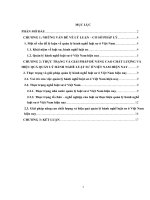 THỰC TRẠNG VÀ GIẢI PHÁP ĐỂ NÂNG CAO CHẤT LƯỢNG VÀ HIỆU QUẢ QUẢN LÝ HÀNH NGHỀ LUẬT SƯ Ở VIỆT NAM HIỆN NAY