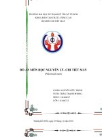 Đồ án nguyên lý chi tiết máy đề 2: Trường SPKT
