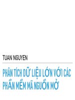 Phân tích dữ liệu lớn với các phần mềm mã nguồn mở