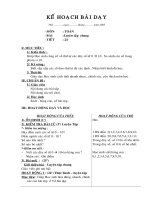 BÀI LUYỆN TẬP CHUNG TOÁN LỚP 1 TIẾT 24