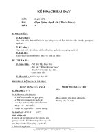 GIÁO ÁN ĐẠO ĐỨC LỚP 1 TUẦN 4 CHUẨN