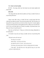 Quản trị doanh nghiệp: Xây dựng chiến lược phát triển sản phẩm của Công ty cổ phần Văn hóa và truyền thông Nhã Nam