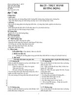 1 bai 25 Thuc hanh huong dong