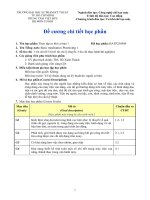 Đề cương chi tiết học phần Thực tập cơ khí cơ bản 1 (Trường đại học sư phạm kĩ thuật TP.HCM)