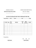  Giấy đề xuất kế hoạch tổ chức thi các môn học kết thúc sớm (Trường đại học sư phạm kĩ thuật TP.HCM)