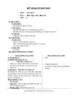 GIÁO ÁN ÂM NHẠC LỚP 1 TUẦN 4 CHUẨN