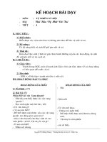 GIÁO ÁN TỰ NHIÊN XÃ HỘI LỚP 1 TUẦN 4 CHUẨN