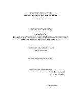 Nghiên cứu quá trình thủy phân của một số mô hình lactam đơn giản bằng các phương pháp hóa học tính toán