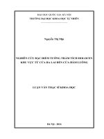 Nghiên cứu đặc điểm tướng trầm tích Holocen khu vực từ cửa Ba Lai đến cửa Hàm Luông