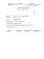 Mẫu giấy thanh toán