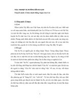 NGHIỆP VỤ HƯỚNG DẪN DU LỊCH: Thuyết minh về khu danh thắng Sapa Lào Cai