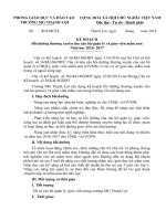 KẾ HOẠCH Bồi dưỡng thường xuyên cho cán bộ quản lý và giáo viên mầm non Năm học 2016 2017