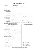 GIÁO ÁN THỦ CÔNG LỚP 1 TUẦN 4 CHUẨN