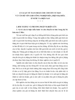 TÀI LIỆU THAM KHẢO   LÍ LUẬN về TUẦN HOÀN CHU CHUYỂN tư BẢN VÀ vấn đề vốn CHO CÔNG NGHIỆP HÓA, HIỆN đại HÓA ở nước TA HIỆN NAY