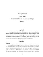 quy trình ra quyết định theo hướng khuyến khích nhân viên tham gia tại tổ chức của mình 