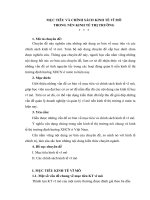 TÀI LIỆU THAM KHẢO   CHUYÊN đề KINH tế CHÍNH TRỊ SAU đại HỌC, MỤC TIÊU VÀ CHÍNH SÁCH KINH tế VĨ mô TRONG nền KINH tế THỊ TRƯỜNG