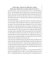 TÀI LIỆU THAM KHẢO   THÁCH THỨC nổi bật về CHÍNH TRỊ XÃ hội TRONG QUÁ TRÌNH TOÀN cầu HÓA KINH tế ở nước TA HIỆN NAY