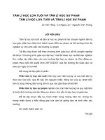 Tâm Lí Học Lứa Tuổi Và Tâm Lí Học Sư Phạm