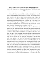 TOÀN cầu HÓA KINH tế VÀ CHỦ ĐỘNG hội NHẬP KINH tế với xây DỰNG nền KINH tế độc lập, tự CHỦ ở VIỆT NAM HIỆN NAY